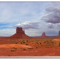 Pano-West and East Mitten and Merrick Butte-Monument Valley-Arizona